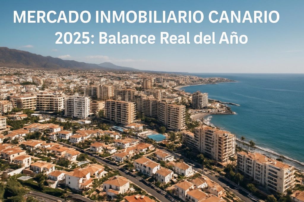 canarias MERCADO INMOBILIARIO CANARIO 2025: Balance Real del Año y lo que Significa para 2026.