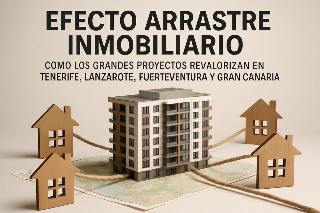 EFECTO ARRASTRE INMOBILIARIO: COMO LOS GRANDES PROYECTOS REVALORIZAN EL ENTORNO EN TENERIFE, LANZAROTE, FUERTEVENTURA Y GRAN CANARIA