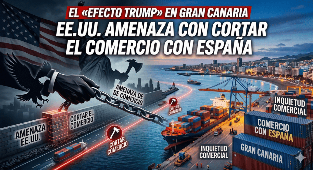 El «Efecto Trump» en Gran Canaria: EE.UU. amenaza con cortar el comercio con España. Canarias. Las Palmas de Gran Canaria, Mogán , playa del inglés, teror, arucas, alejandro abreus agente inmobiliario